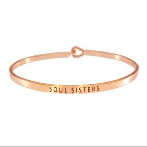 Landau Rose Goldtone Bangle NWOT